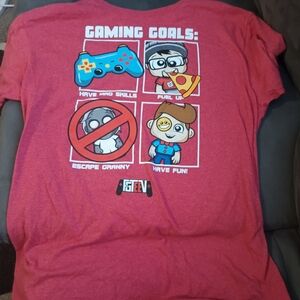 Fgteev YouTuber boys tshirt